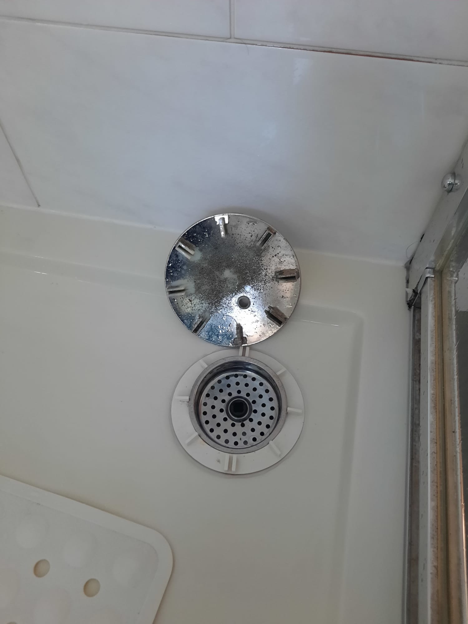 After – Shower drain