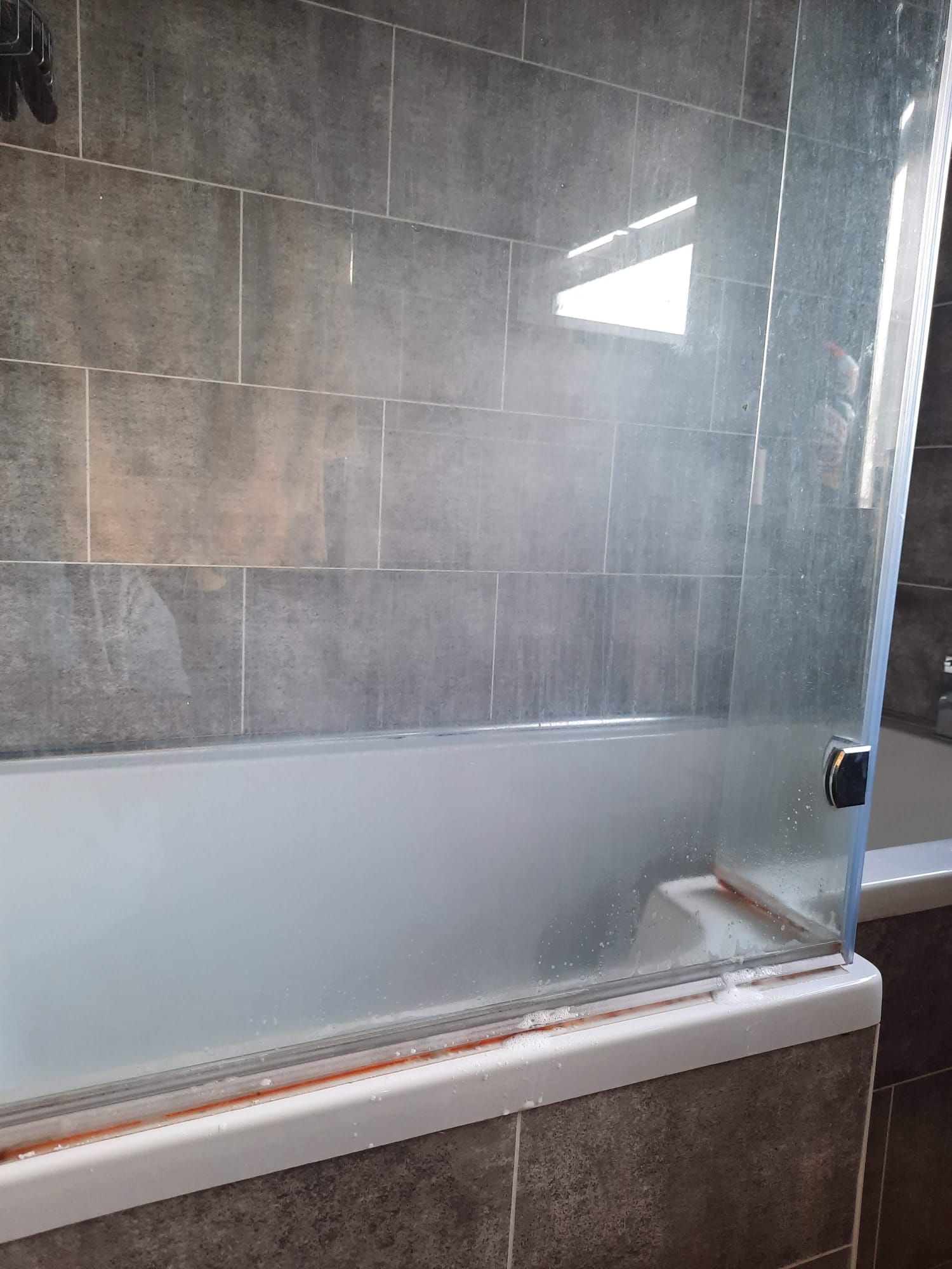 Before – Shower screen